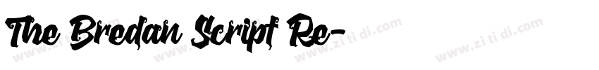 The Bredan Script Re字体转换